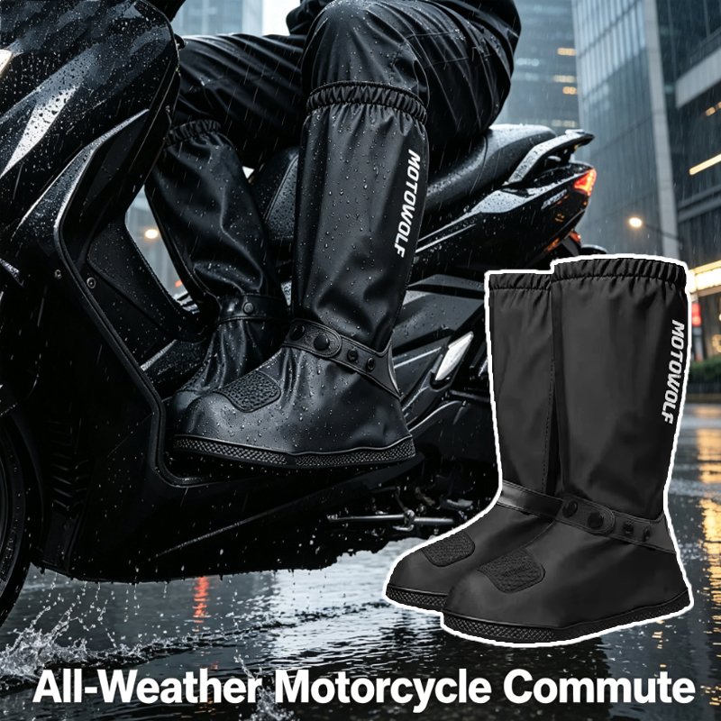 Cycling Shoes For Commute - Couvre-chaussures de pluie réutilisables pour trajets