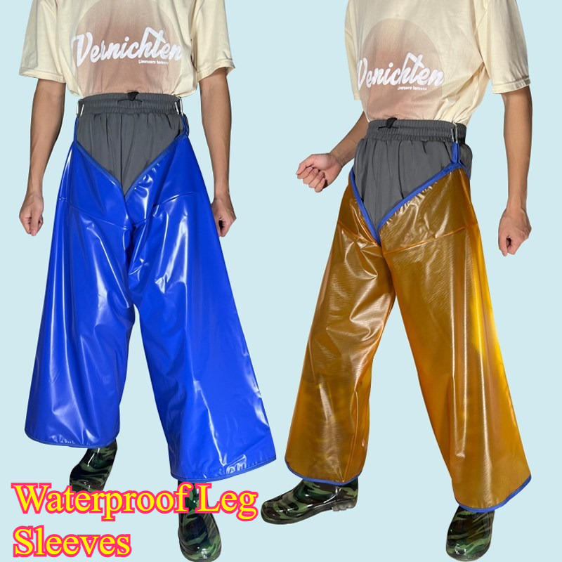 Cycling To Work - Protège-pantalon imperméables en caoutchouc épais et