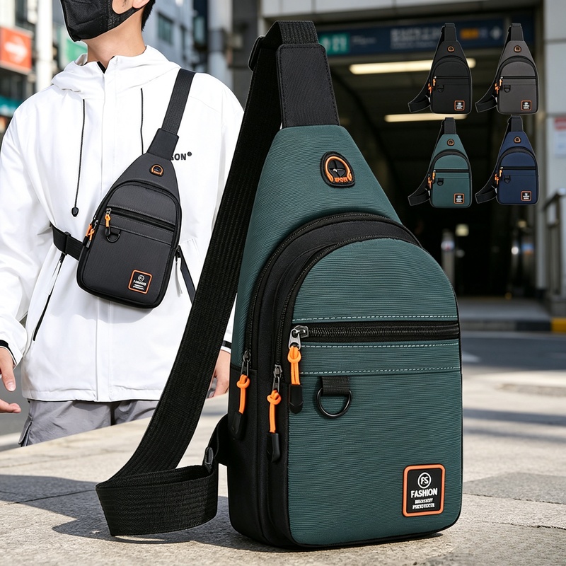 Cycling Commute Bag - Sac de poitrine sportif imperméable pour