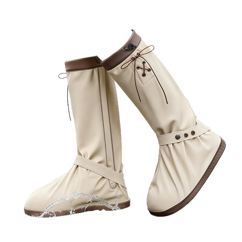Cycling Shoes For Commute - Surchaussures de pluie unisexes élégantes, hautes,
