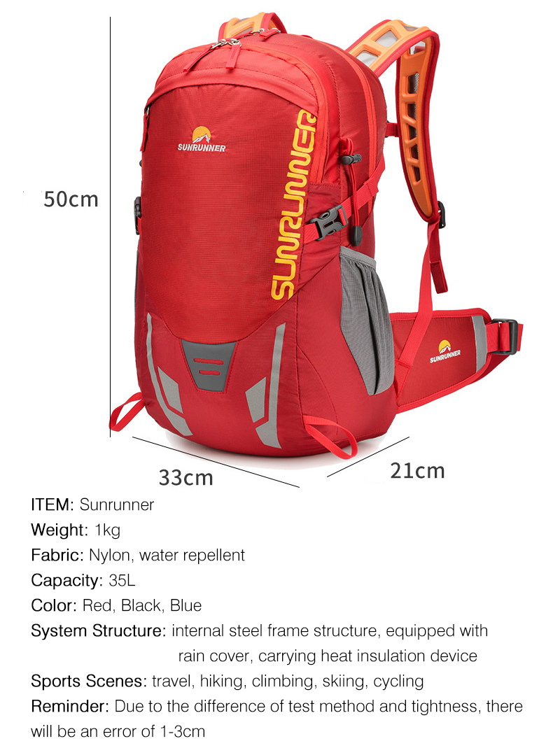 Sac à dos de randonnée 35L, gr - Cycling Commuter Backpack avis et prix