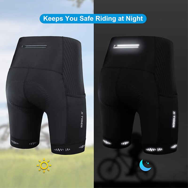 X-TIGER Hommes Cyclisme Shorts - Cycling Commuter Pants avis et prix