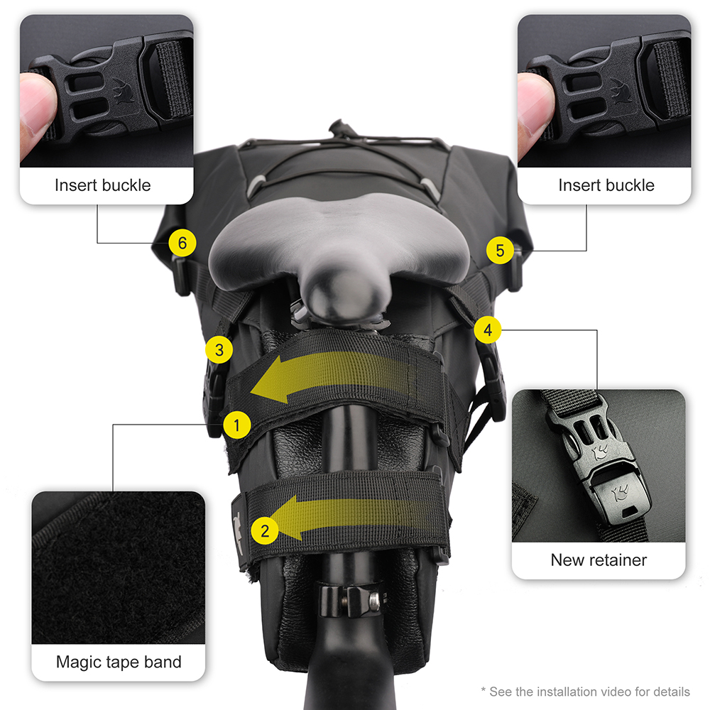 Rhinowalk – sac de selle de vé - Panniers Waterproof Rear avis et prix