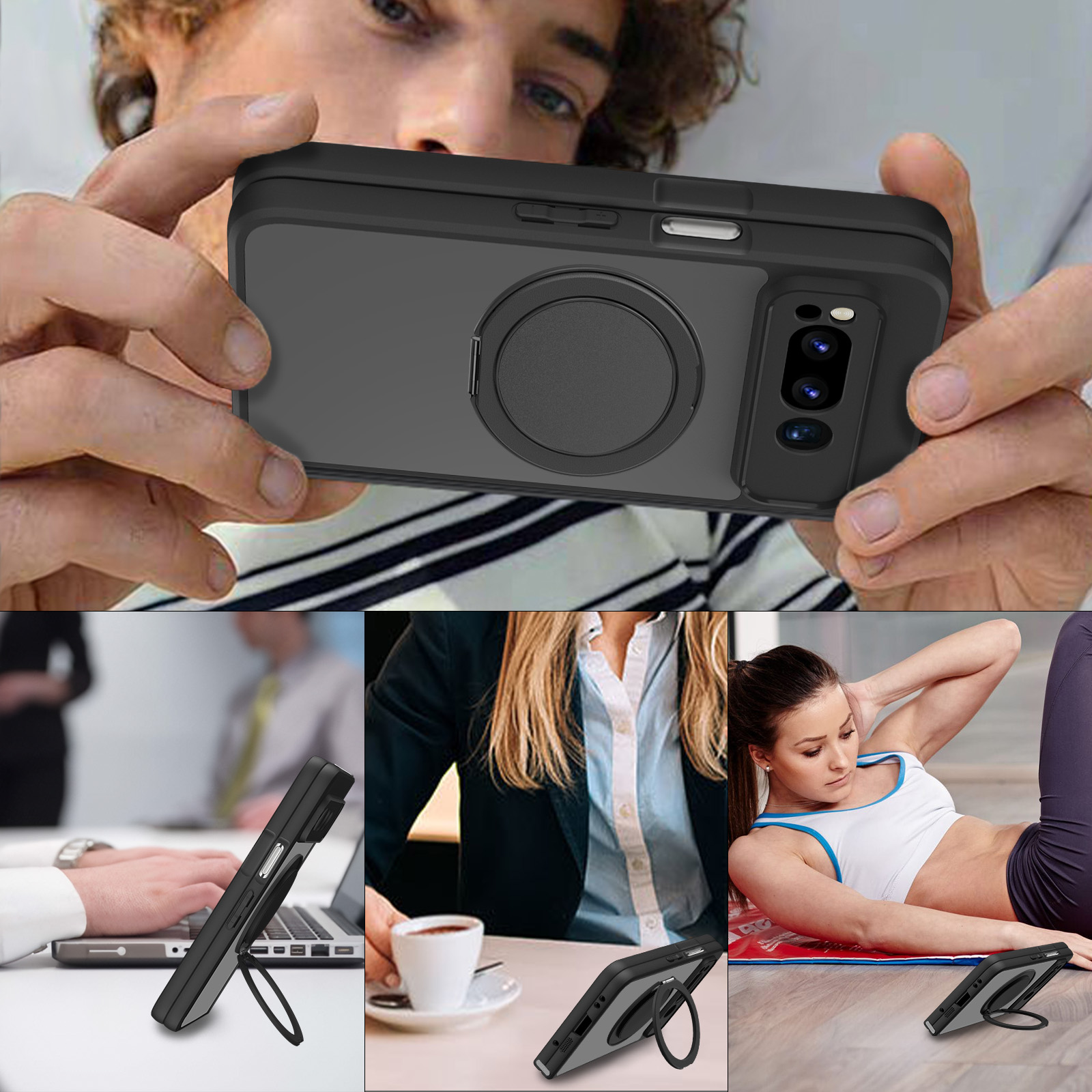 Pour Google Pixel étui pliable - Kickstand Adjustable avis et prix